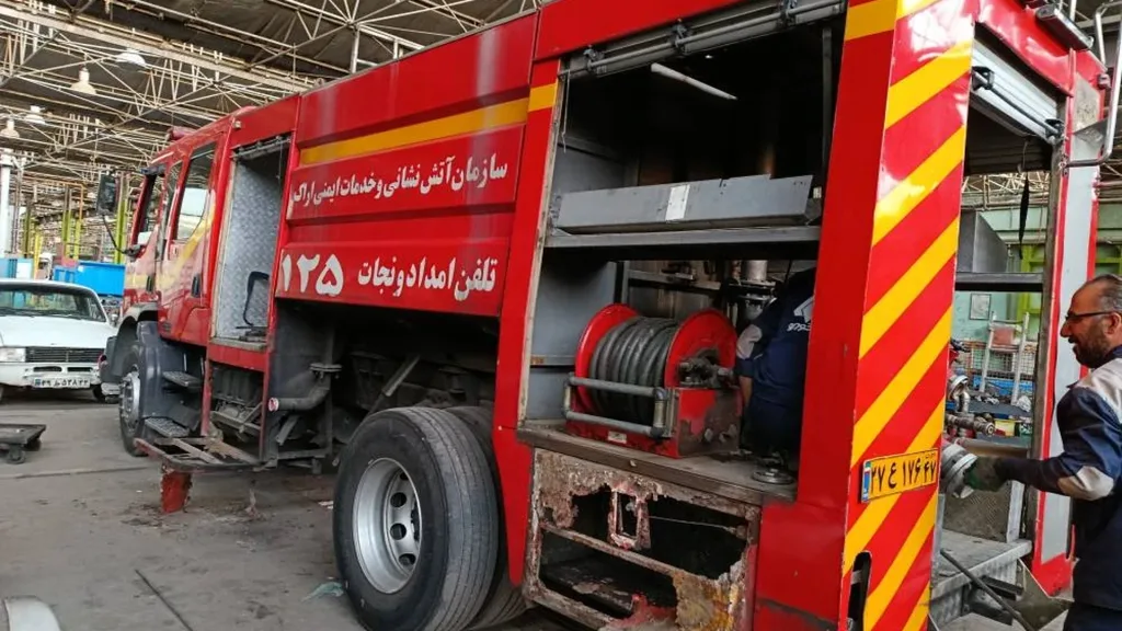 «تعمیر و خدمات فنی خودروهای آتش نشانی و خدمات شهری - شهاب خودرو»