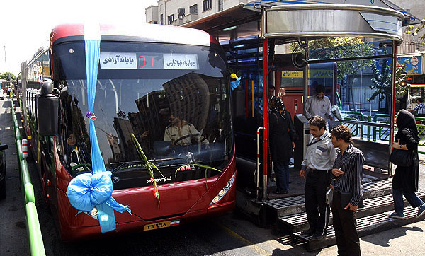 ایستگاههای BRT 2 طراحی و ساخت ایستگاههای اتوبوس بی آرتی (BRT) و تجهیزات حمل و نقل شهری شهاب خودرو
